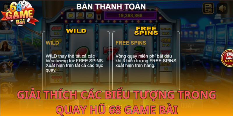 Giải mã các biểu tượng trong quay hũ 68 Game Bài