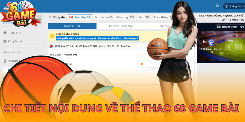 Khái quát sảnh cược thể thao 68 Game Bài