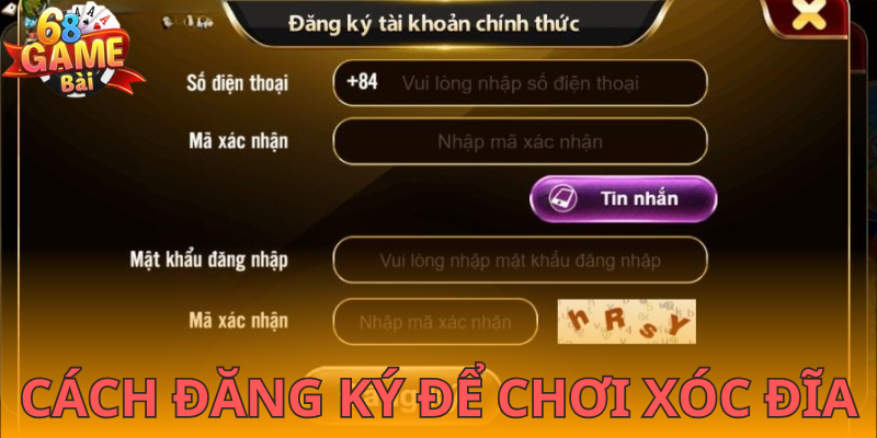 Đăng ký dễ dàng - chơi Xóc Đĩa Livestream 68 Game Bài nhịp nhàng